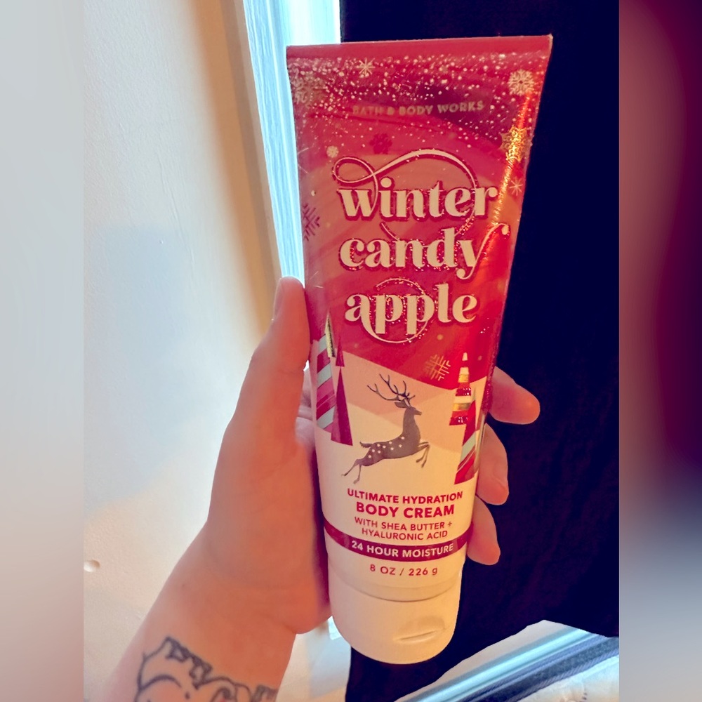 winter candy apple bath and body